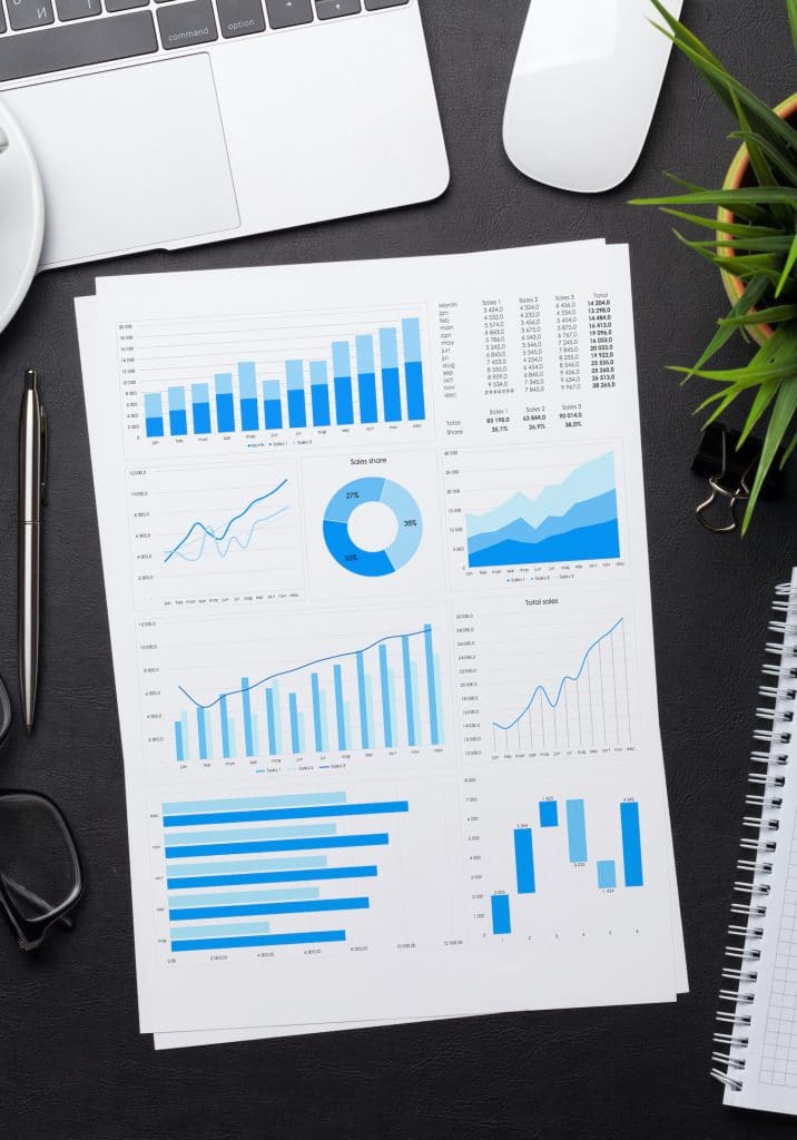graphs for accounting reports