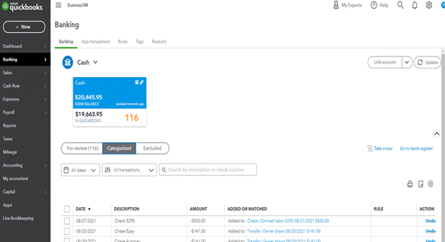 Set up Recurring Transactions in Quickbooks