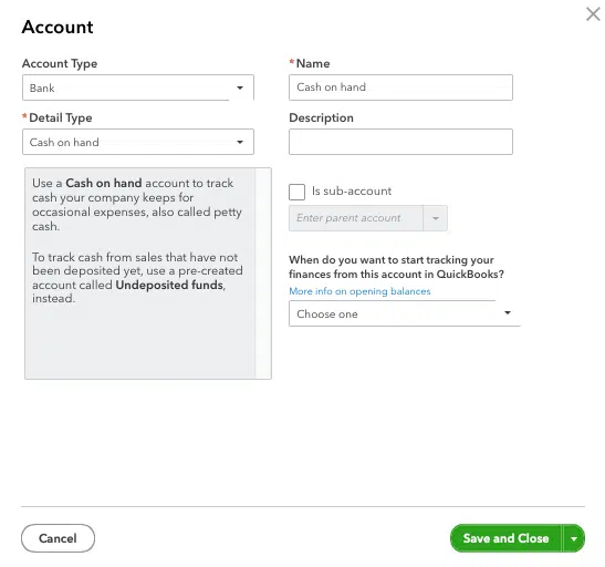 Method 1 of Editing accounts in the chart